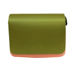 Borsa O Bag A Tracolla O pocket Salmone E Avocado 3805Y