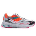 Scarpe Saucony Uomo 3D Grid Hurricane Bianco/Arancio S70646-5