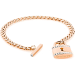 Brosway Bracciale PRIVATE acciaio e pvd rosa con lucchetto BPV13