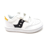 Scarpe Saucony Baby Girls Jazz Court Jr Bianco e Nero e Oro Mis. 22 SL266311