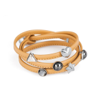 Brosway Bracciale VERTIGO pelle naturale con elementi acciaio BVR14