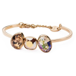 Brosway Bracciale DAFNE acciaio rigido e pvd oro con swarovski BFN13