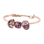 Brosway Bracciale DAFNE acciaio rigido e pvd oro rosa con swarovski  BFN14