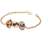 Brosway Bracciale DAFNE acciaio e pvd oro con swarovski BFN17